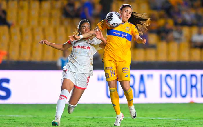 Tigres Femenil derrota al Toluca 3-1 y suben al liderato 1 fem
