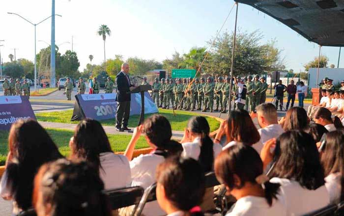 En Nuevo Laredo honran a los Niños Héroes 1 200