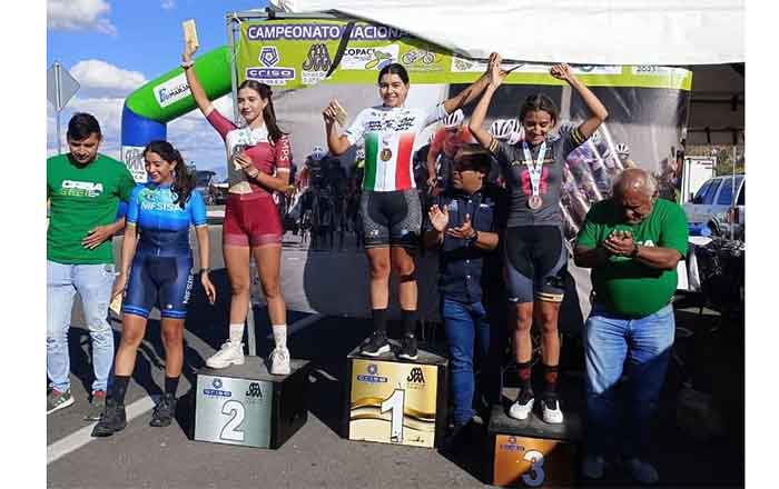 Gana tamaulipeca doble medalla de plata en Nacional de Ciclismo 2 ATZI PAOLA 2