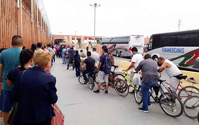 Cruzar el puente internacional en bici; claro que se puede 1 BICIS
