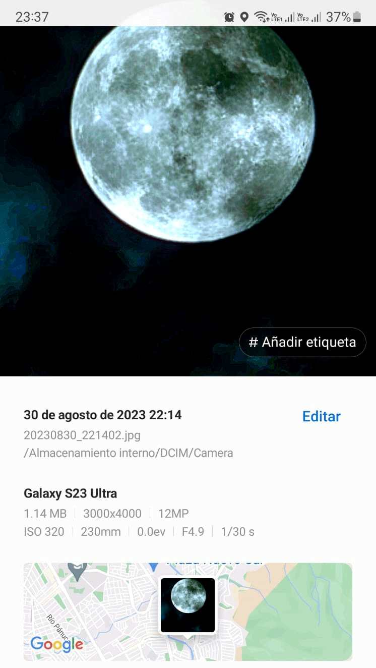Toma foto espectacular de la Luna azul con su celular 1 COPIA PANTALLA
