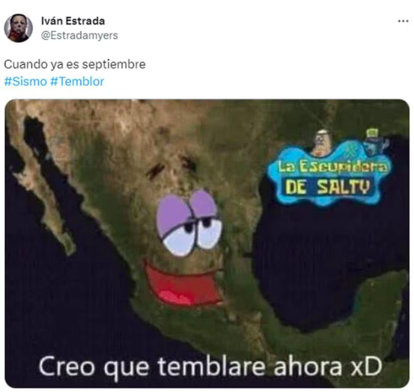 Sismos simultáneos en Jalisco desata ola de memes 1 Captura de pantalla 2023 09 08 a las 12.30.30 p. m