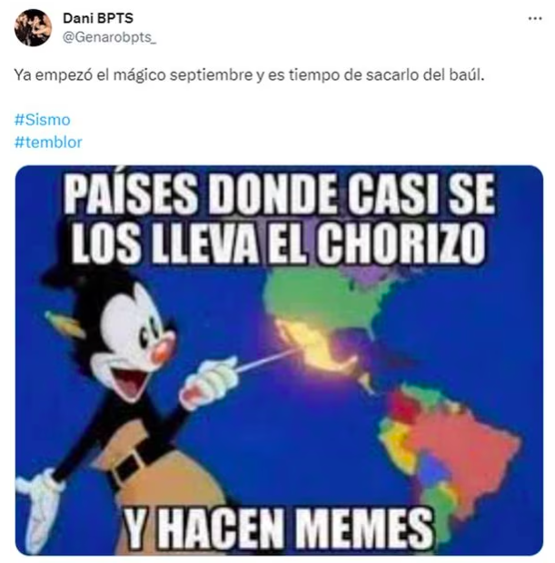Sismos simultáneos en Jalisco desata ola de memes 5 Captura de pantalla 2023 09 08 a las 12.31.11 p. m