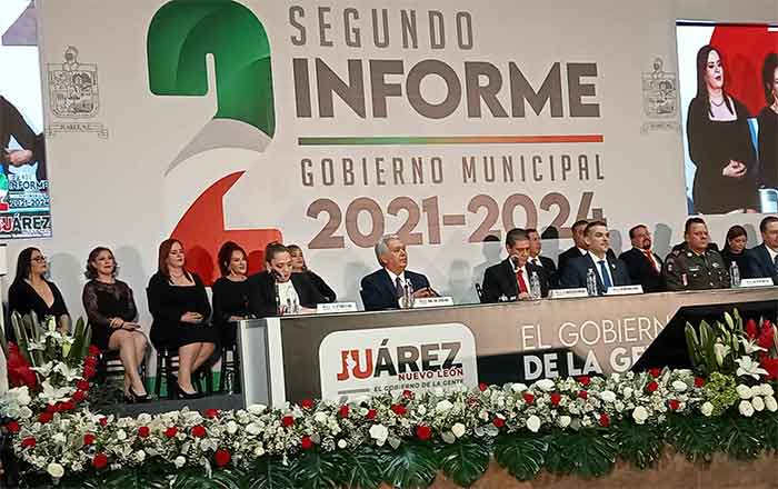 Rinde alcalde Paco Treviño segundo informe en Juárez 1 JUAREZ 2