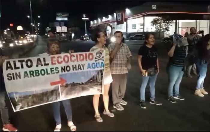 Vuelven a protestar en Gonzalitos por falta de agua 3 PROTESTAS 2 1