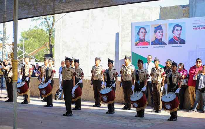 Conmemoraron en Reynosa a los Niños Héroes 1 REYNOSA
