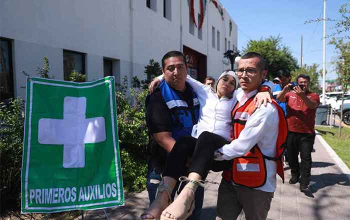 Crean conciencia por la prevención en Nuevo Laredo 1 SIMULACRO 2 1