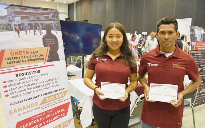 Ofrece 300 vacantes la SSP de Tamaulipas 1 a 1