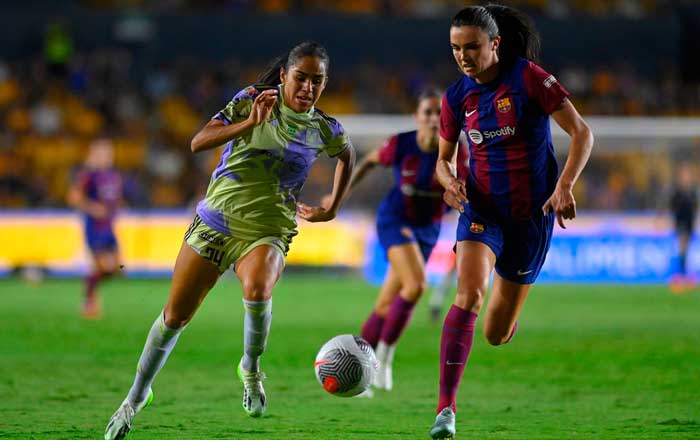 Pierde Tigres Femenil ante el Barcelona 1-0 8 barcel
