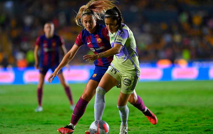 Pierde Tigres Femenil ante el Barcelona 1-0 2 safgs