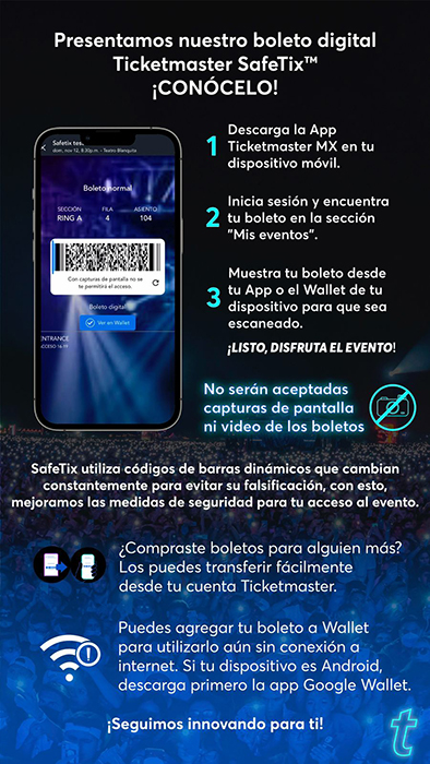 Llega a Monterrey Ticketmaster SafeTix, el nuevo boleto digital 1 394016046 645023177822948 1098602675909402331 n