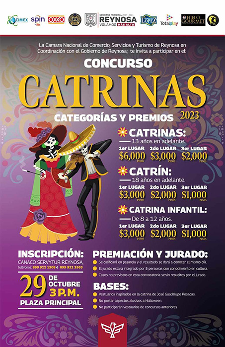 Invitan a participar en el concurso de catrines y catrinas 3 395900595 1679726909218332 4121341492889314710 n