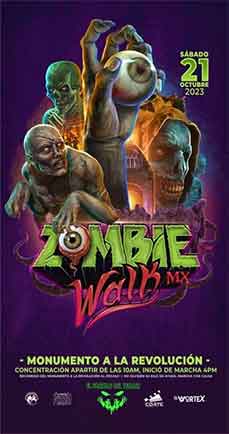 Marcha zombie CDMX 2023, con 50 mil pesos en premios 1 CARTEL