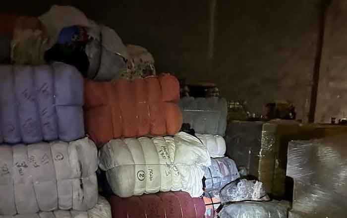 Decomisan pacas de ropa, cajas de whisky y cigarros en Apodaca 1 CONTRABANDO 2