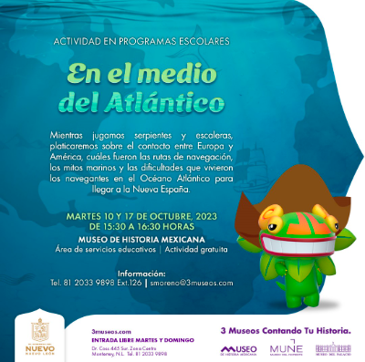 Actividades familiares y lúdicas en Museo de Historia Mexicana 2 Captura de pantalla 2023 10 03 a las 4.42.04 p. m