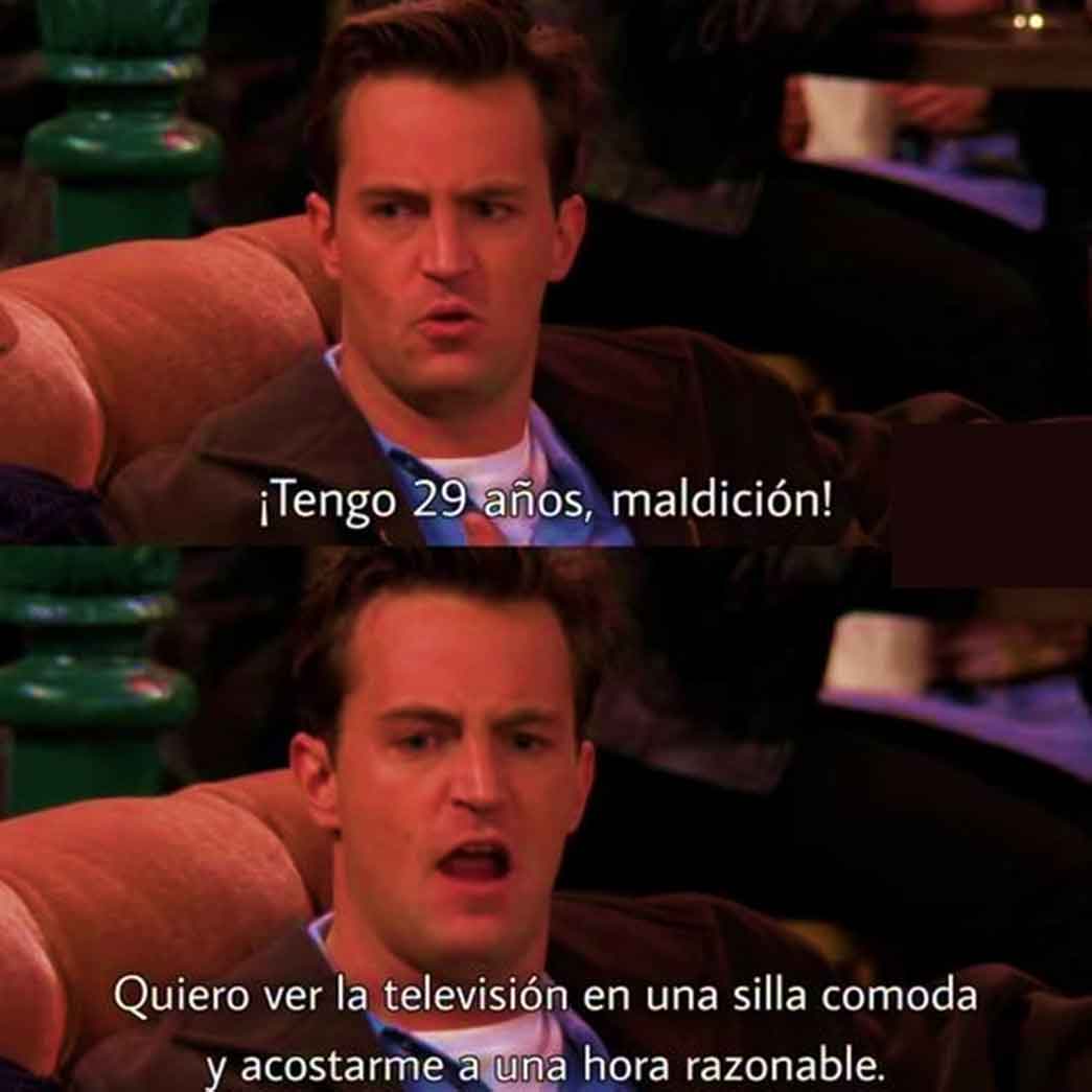 Los mejores memes que recuerdan a Chandler en Friends 10 MEME 11