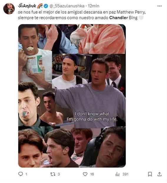 Los mejores memes que recuerdan a Chandler en Friends 3 MEME 3