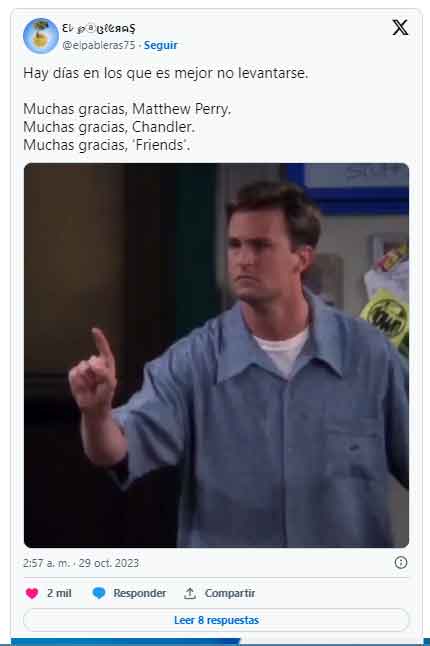 Los mejores memes que recuerdan a Chandler en Friends 7 MEME 7