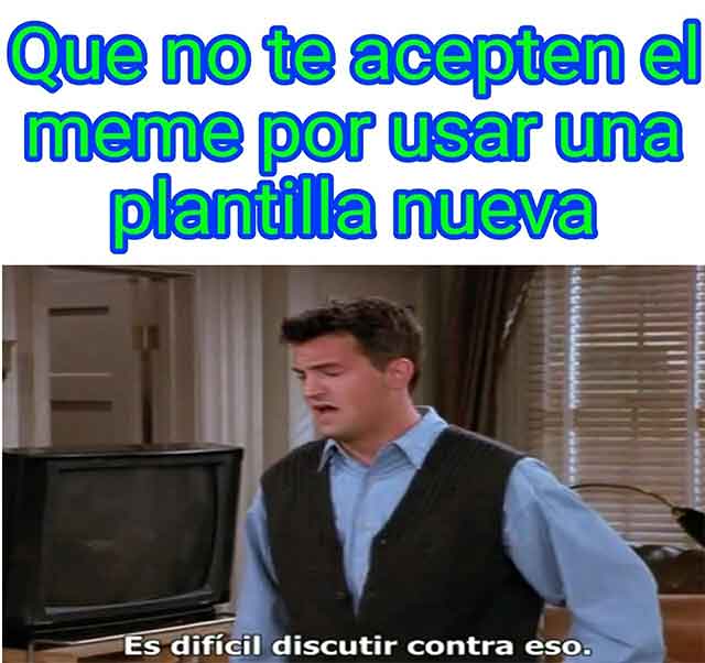 Los mejores memes que recuerdan a Chandler en Friends 9 MEME 9