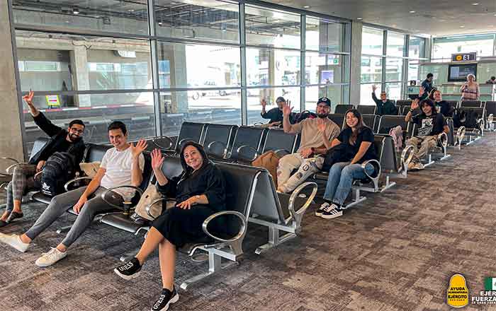 Hasta 158 mexicanos realizan puente aéreo de Tel Aviv a Madrid 2 MEXICANOS 4
