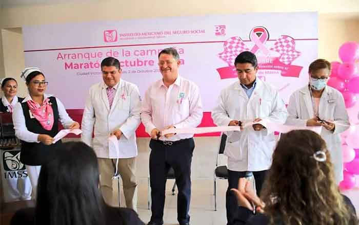 Arranca IMSS Tamaulipas campaña ‘Maratón Octubre Rosa’ 1 OCTUBRE ROSA