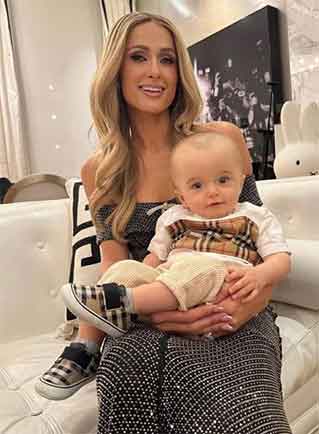 Nuevas fotos del hijo de Paris Hilton desatan preocupación 1 PARIS 2
