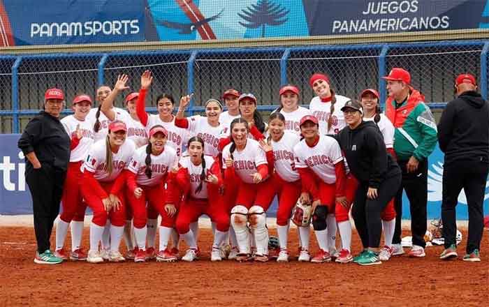 Arranca con victoria softbol femenil en Panamericanos 1 SOFTBOL MEXICO