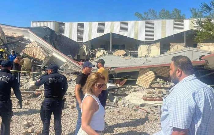 Confirman 7 muertos en derrumbe de iglesia de Ciudad Madero 2 ad