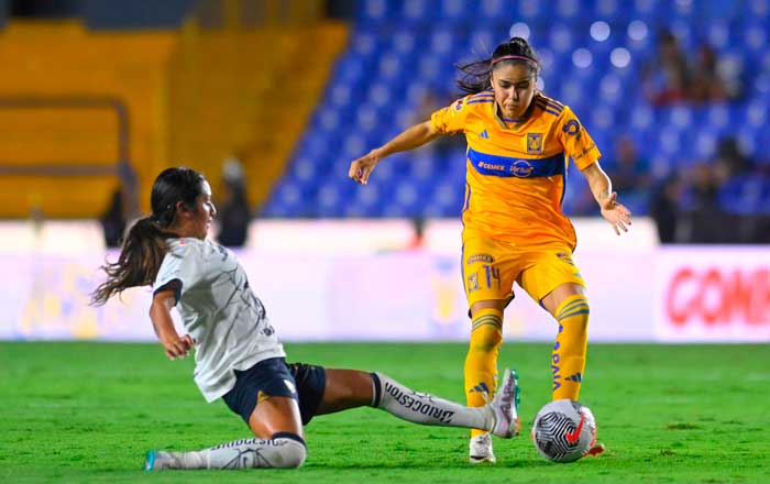 Las Tigres se mantienen en la cima al vencer 3-0 a Pumas 2 gol