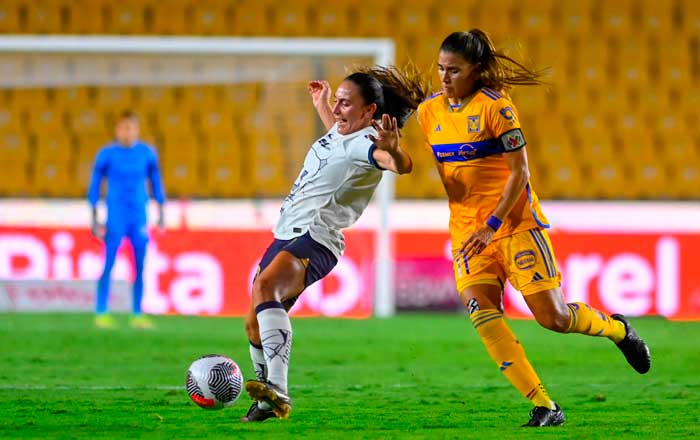 Las Tigres se mantienen en la cima al vencer 3-0 a Pumas 1 titi