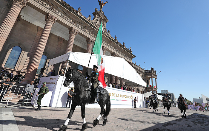 Encabeza Javier Navarro el 133° Aniversario de la Revolución Mexicana 2
