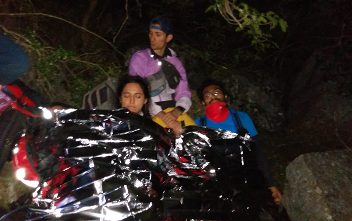 Rescatan a cuatro senderistas extraviados en Santiago, NL 1 401156645 697966712275766 6413707112494011006 n