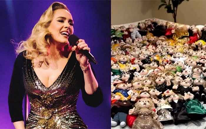 Adele 'ama' a los peluches del Dr. Simi; los presume en Las Vegas 1 ADELE