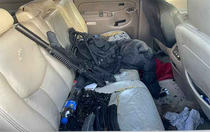 Otra vez hay 'plomazos' en Reynosa; aseguran camioneta y arma 2 BALACERA 3