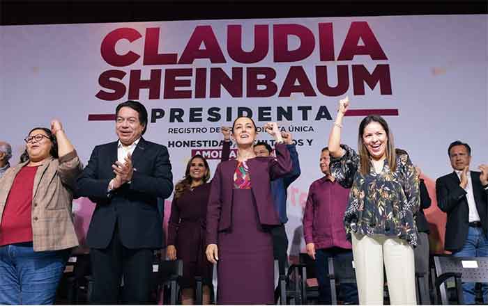 Batres ve 'muy favorable' al equipo de Sheinbaum 1 CLAUDIA SHEINBAUM 1