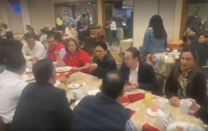 Desayuna Xóchitl Gálvez con cúpula prianista de NL 2 Captura de Pantalla 2023 11 11 a las 11.22.33