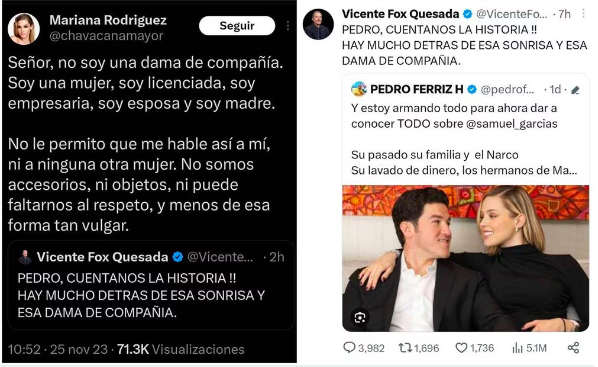 'Con la fosfo fosfo nadie se mete', Mariana reacciona al cierre de cuenta de Fox 2 Captura de pantalla 2023 11 28 a las 2.19.40 p. m