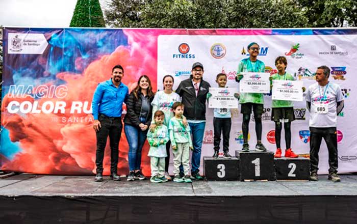 Corren en Santiago por una noble causa en la Magic Color 2023 1 ma 2