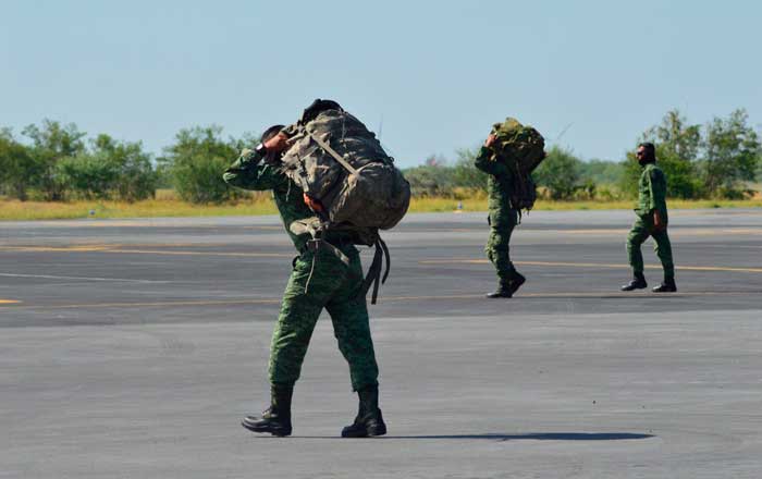 Despliega Sedena 100 militares en Nuevo Laredo 1 solda