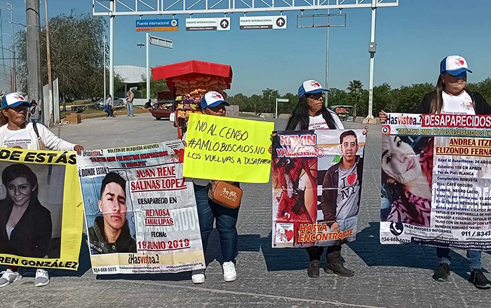 Bloquean puente internacional ante nuevo censo para desaparecidos 2 409984253 7058308177591708 8961726445498031571 n