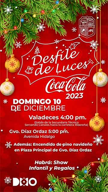 El espíritu navideño llega a Díaz Ordaz 1 ANUNCIO