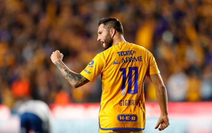 Tigres avanza a semifinales goleando a Puebla 4 gignac