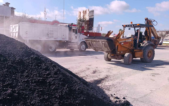 Avanzan trabajos de bacheo en Río Bravo 1 410113162 925204945883617 6022418850711096609 n