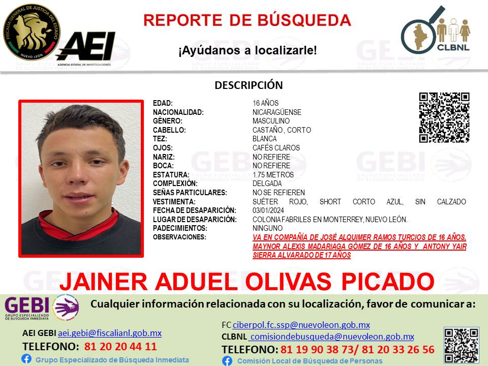Reportan a cuatro menores migrantes desaparecidos 2 414458870 1327215564827172 2754288540825747169 n