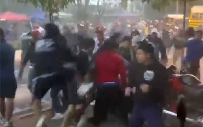 Otra de la barra de Rayados: riñen en Guatemala (VIDEOS) 1 BRONCA
