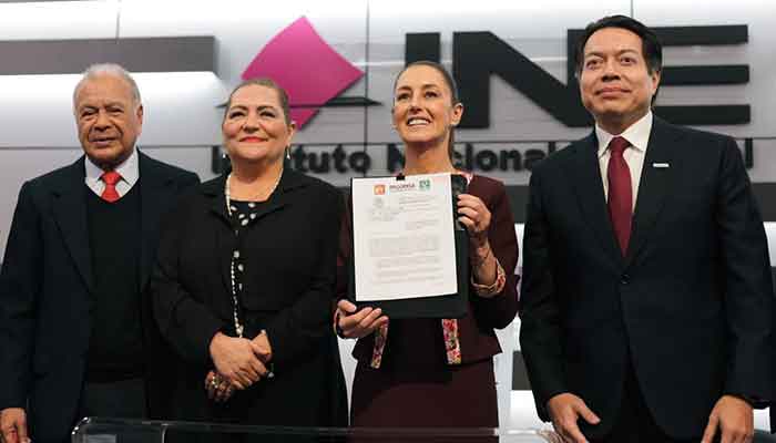 Claudia Sheinbaum logra su registro oficial como candidata a la presidencia 4 CLAUDIA 1