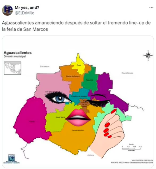 Memes de los artistas invitados a la Feria de San Marcos 2024 1 Captura de pantalla 2024 02 27 a las 12.15.19 p. m