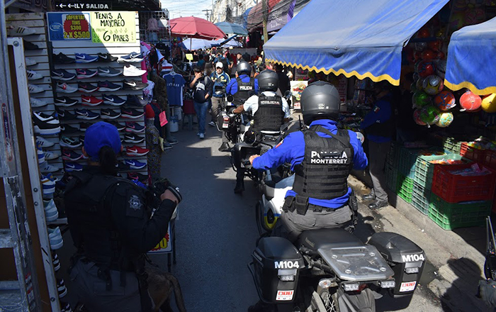 Autoridades inspeccionan comercios en Colegio Civil, Garibaldi y Mesón Estrella 2 INSPECCION 4