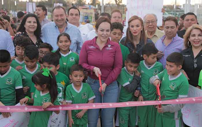 En Nuevo Laredo rehabilitan área deportiva y recreativa del Laguito 1 MATAMOROS 2