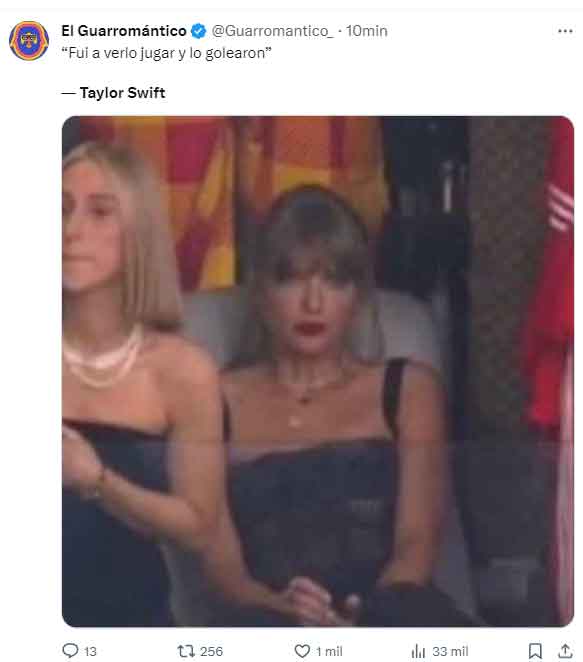 Los mejores memes del Super Bowl y la Taylor Swift 3 MEME 2
